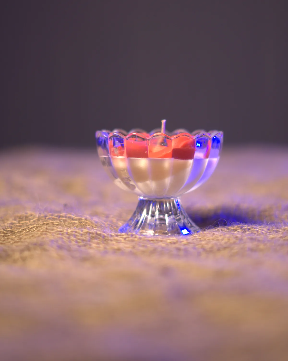 Icecream Bowl Candle (Medium) — Soy Wax Candles, from above